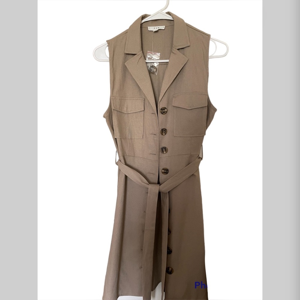 Brown Shirt Dress